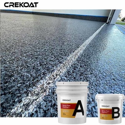 Vinyl Chips Flake Epoxy Kuvars Metallik ile Açık reçine zemin kaplama