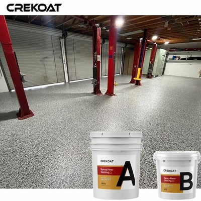 Garaj zeminleri için yumuşak epoksi reçine beton boya kayma karşı koruma