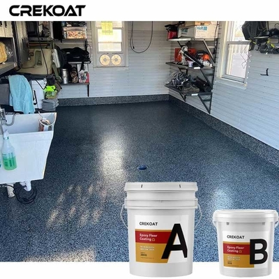 İki bileşenli Epoxy Multi Flake Kaplama Hızlı Kurutma Yüksek Katı Malzeme