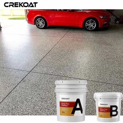 İki bileşenli Epoxy Multi Flake Kaplama Hızlı Kurutma Yüksek Katı Malzeme