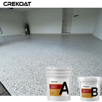 Açık Epoksi reçine zemin kaplama flakes Beton zeminler için Polyurethane Polyaspartic