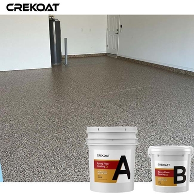 Açık Epoksi reçine zemin kaplama flakes Beton zeminler için Polyurethane Polyaspartic