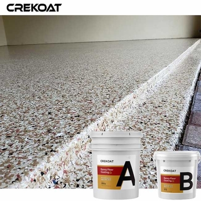 Ticari ve konut için kayma karşısı epoksi reçine zemin kaplama flakes