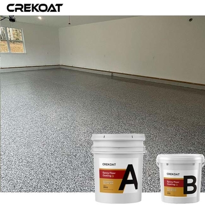 Vinyl Flake Broadcast Epoxy reçine zemin kaplama Polyaspartik üst kaplama