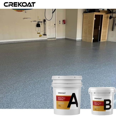 Vinyl Flake Broadcast Epoxy reçine zemin kaplama Polyaspartik üst kaplama