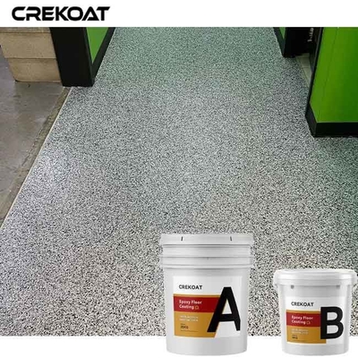 UV Sabit Açık Epoxi reçine zemin kaplama Flakes ile Endüstriyel Güç