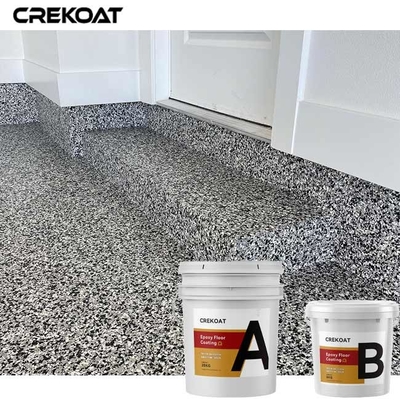 Boyalı Plaklar Garaj Bodrum Betonu İçin Epoksi reçine zemin kaplama