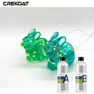 2 Bölüm Ultra Clear Deep Pour Epoxy Profesyonel Sanayiciler İçin