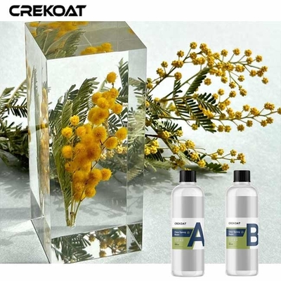 Derin dökün, Epoxy reçine camı temizleyin.