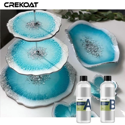 UV Direnci Açık Epoksi reçine Finish Coat Düşük koku formülasyon yüzeyleri korur