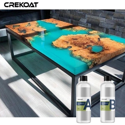 Derin dökün, Epoxy reçine camı temizleyin.