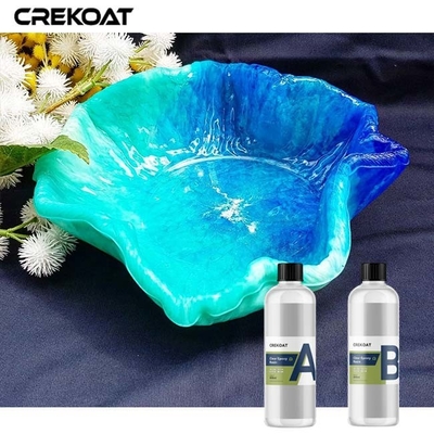 Dekoratif Sanat Parlak Epoksi Dökmek Mükemmel reçine mücevherleri yapmak için