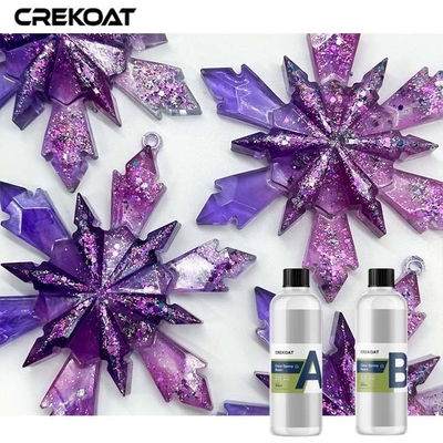 Ahşap için çok yönlü Şeffaf Epoksi reçine Premium Kristal Şeffaf Bitki elde eder
