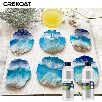 1Ratio Clear Epoxy Resin Self-Leveling Product For Casting BPA Free (BPA içermeyen döküm için kendi kendini seviyeleştiren ürün)