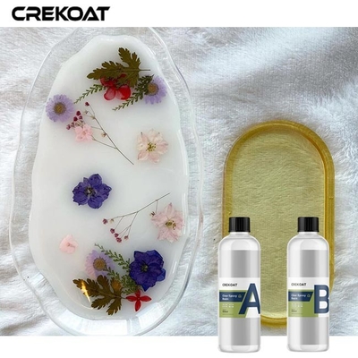 Kendi Kendine Degazing 1: 1 Şeffaf Epoksi reçine DIY Sanat Masaüstü Kaplama Kalıp dökme