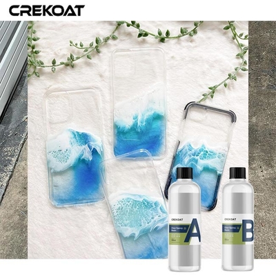 Kristal Açık Epoksi reçine dökme kaplama anti sararmak BPA Serbest