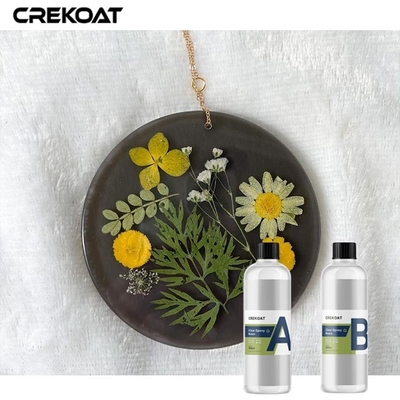 Kristal Açık Epoksi reçine dökme kaplama anti sararmak BPA Serbest