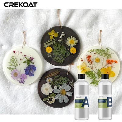 Yüksek Parlaklıklı Sanat Açık Epoksi reçine UV Koruması 1: 1 Hacimlendirme oranı