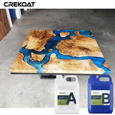 Ahşap Epoksi Açık Parlak UV Sabit reçine Çapraz Heykel Atma için reçine