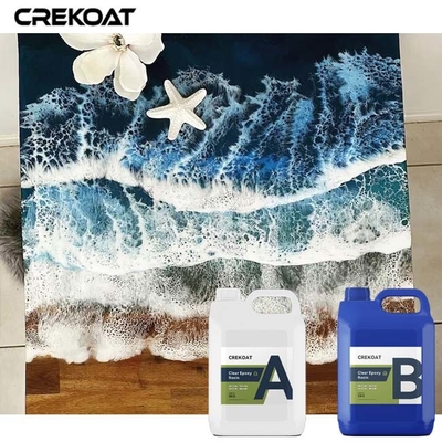 Dikişsiz tabletler için sararmayan açık epoksi reçine