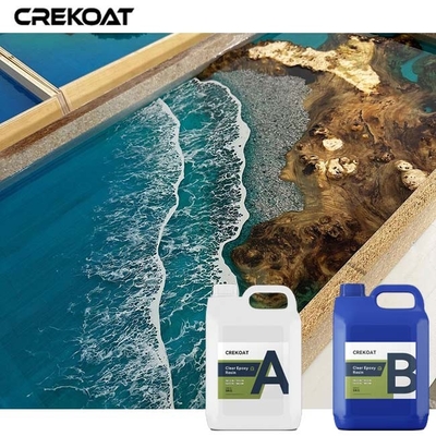 Bubble Free Clear Pourable Resin Crystal Epoxy Tablo El sanat eserlerinde kesin açıklık ve derinlik