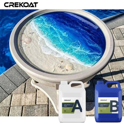Yüksek Şeffaflık Liquid Epoxy Resin Thick Pour Tabletop Game Pieces için tasarlanmıştır