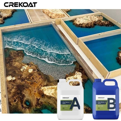 Endüstriyel Sınıf 1 Gallon Açık Epoxy Sıvı dökme reçine Su geçirmez