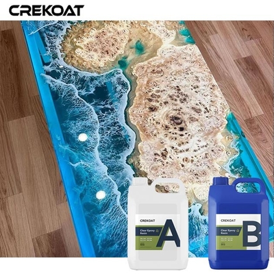 Ultra Açık Yüksek Parlaklıklı Sıvı döküm reçini Geode ilhamlı sanat için olağanüstü