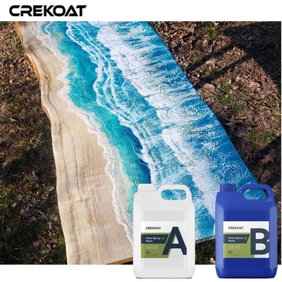Sanatçılık Açık Ceket Masaüstü Epoxi Dökme Büyük Tasarımlar Bubble Free