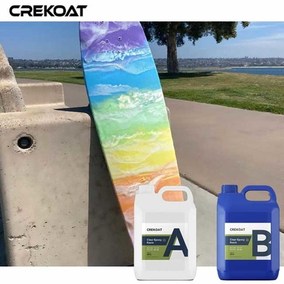 Bubble Free Deep Pour Epoxy Resin UV Dirençli Açık Epoxy To Cast Kalın Katmanlar Nehir Tabloları