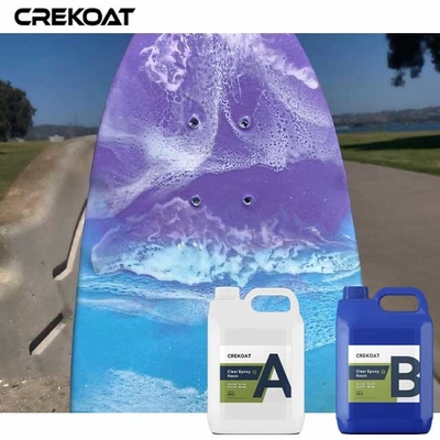 Bubble Free Deep Pour Epoxy Resin UV Dirençli Açık Epoxy To Cast Kalın Katmanlar Nehir Tabloları
