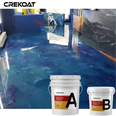 Ticari konut epoxy zemin kaplama metal pigmentleri