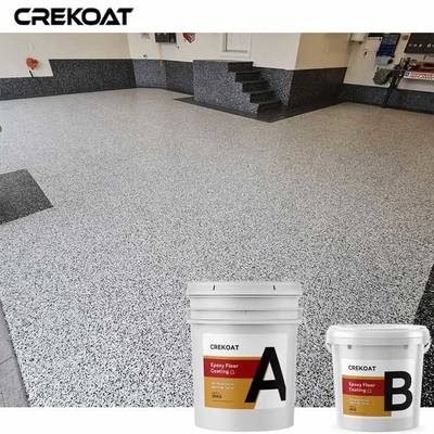 Ofis perakende mağazası garajında ticari epoxy flakes zemin kaplama