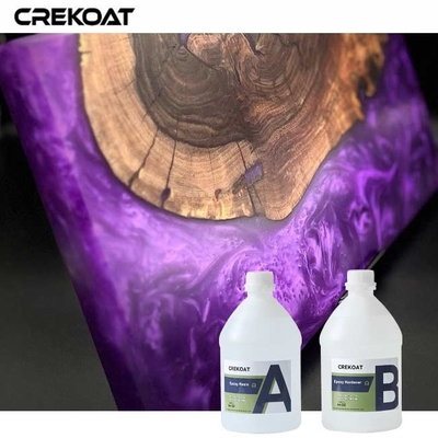 Bubble Free Low Odor Liquid Casting Resin Özel Epoxy ile Tuval Üzerindeki Sanat