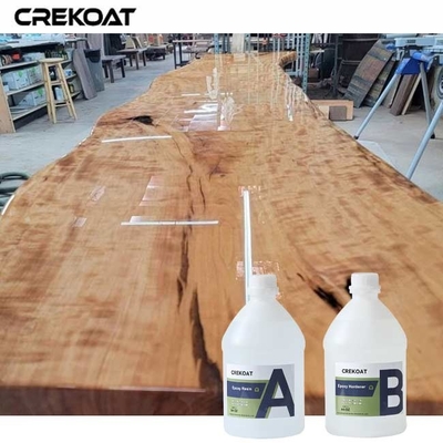 Sıvı döküm Kristal Açık Masa Üstü Epoxy Çok Çeşitli Pigmentler ve Boyalar