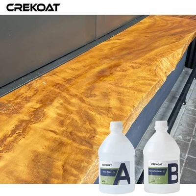 Sıvı döküm Kristal Açık Masa Üstü Epoxy Çok Çeşitli Pigmentler ve Boyalar