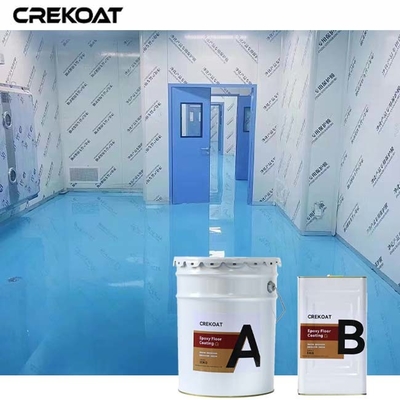 Yere ve duvarlar arasındaki beton geçiş için dikişsiz endüstriyel epoksi boya