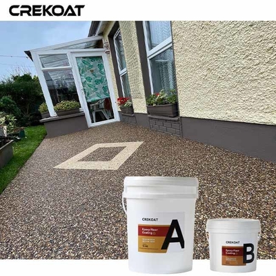 UV-Dayanıklı Taş Epoxy Giriş Yolu Dışarıda Kalıcılık İçin Doğal Parlak Taşlar