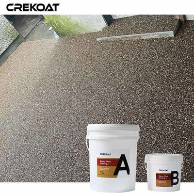 Beton ahşap veya metal için dikişsiz yüzey çakıl taş epoksi