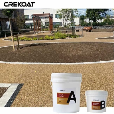 Beton ahşap veya metal için dikişsiz yüzey çakıl taş epoksi