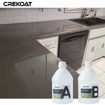Düşük VOC Açık Epoxy Masaüstüler için Çiziklere ve Isıya Karşı Dayanıklılık