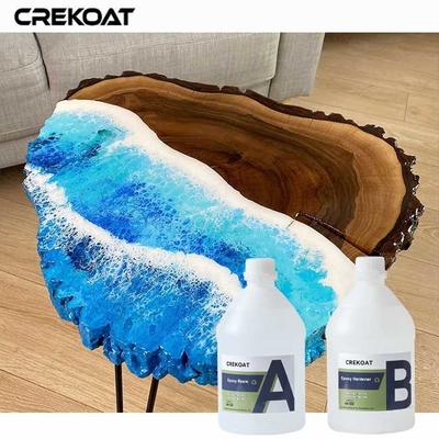 1/1 Epoxy reçine, özel reçine nehir masaları oluşturmak için idealdir