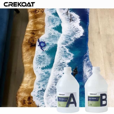 Küçük Çizikler Masaüstü Epoxy Sararma Formula Uzun Süren Açıklık için