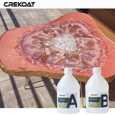 Kusursuz yüzey Temiz Masa Üstü Epoxy DIY meraklıları için karıştırmak ve uygulamak kolaydır
