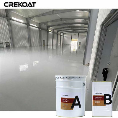 Self Leveling Waterproof Epoxy Floor Coating with 5:1 Mix Ratio and 12 Months Shelf Life
