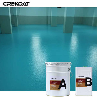 100% Continuous Surface Self-Leveling Epoxy Floor Coating with 5:1 Mix Ratio and 12 Months Shelf Life