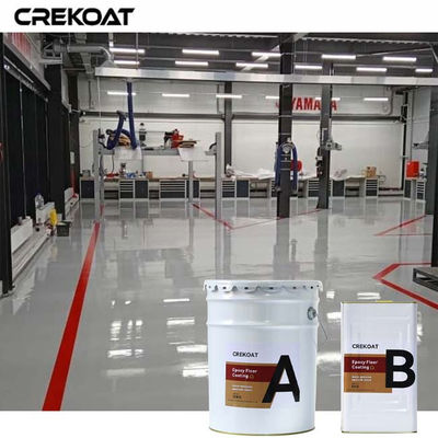 Industrial Epoxy Floor Coating Self Leveling Epoxy Flooring with 5:1 Mix Ratio 12 Months Shelf Life 20Kg/Bucket