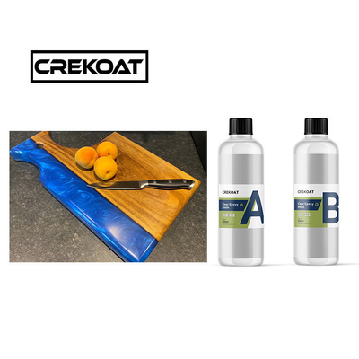 Kristal Açık Sanat Epoksi reçine zanaat kitleri sertleştirici şeffaf 5cm