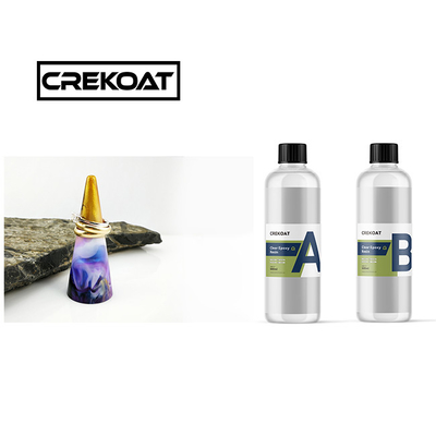 Açıklık UV Sabit Açık Epoxy reçine Kokusuz Hiçbir VOC dökme masası için