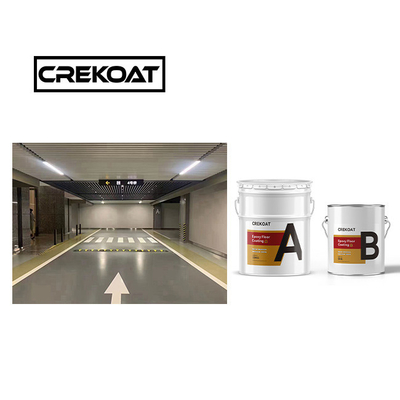 Ev döşeme için Crekoat Solvent Based Endüstriyel Epoxy Zemin Kaplama